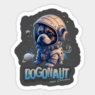 Dogonaut Explorer Sticker